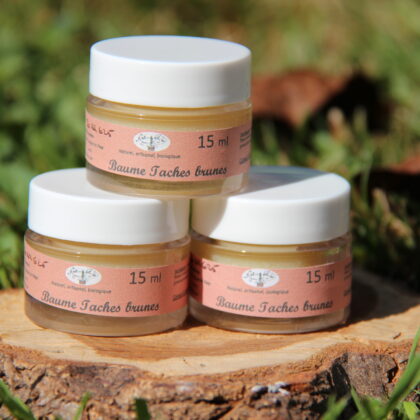 Baume tâches brunes